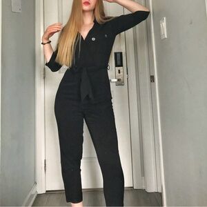 Dynamite Classic Black Jumpsuit